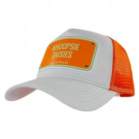 Шапка John hatter & co Whoopsie daisies cap - White (White / Orange) шапка,всички,шапки,john,hatter,&,co,whoopsie,daisies,cap,white,(white,orange)