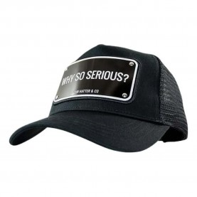 Шапка John hatter & co Why so serious ? on cap - Black (Black) шапка,всички,шапки,john,hatter,&,co,why,so,serious,?,on,cap,black,(black)