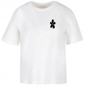 тениска,мъжки,тениски,дамски,тениски,miss,tee,good,karma,happy,flower,short,sleeve,t,shirt,white,(white)