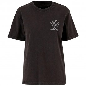 тениска,мъжки,тениски,дамски,тениски,miss,tee,one,line,flowers,short,sleeve,t,shirt,black,(black)