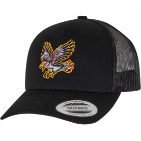 Тениска Mister tee Bravery Eagle trucker cap - Black (Black) тениска,всички,шапки,mister,tee,bravery,eagle,trucker,cap,black,(black)