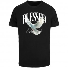 Тениска Mister tee Blessed Forever short sleeve T-shirt - Black (Black) тениска,мъжки,тениски,дамски,тениски,mister,tee,blessed,forever,short,sleeve,t,shirt,black,(black)