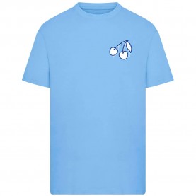 Тениска Mister tee Japan Cherries short sleeve T-shirt - Blue (Horizon Blue) тениска,мъжки,тениски,дамски,тениски,mister,tee,japan,cherries,short,sleeve,t,shirt,blue,(horizon,blue)