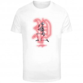 тениска,мъжки,тениски,дамски,тениски,mister,tee,pray,neon,skull,short,sleeve,t,shirt,white,(white)