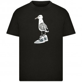 тениска,мъжки,тениски,дамски,тениски,mister,tee,the,seagull,sneakers,short,sleeve,t,shirt,black,(black)