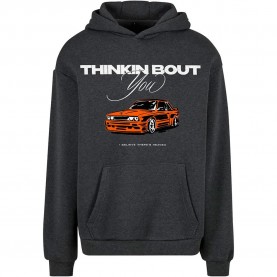 суичър,мъжки,пуловери,mister,tee,thinking,bout,you,car,print,hoodie,black,(charcoal)
