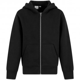 Блуза New morning studios NMK013 Oversized full zip sweatshirt - Black (Black) блуза,детски,блузи,new,morning,studios,nmk013,oversized,full,zip,sweatshirt,black,(black)