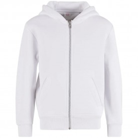 Блуза New morning studios NMK013 Oversized full zip sweatshirt - White (White) блуза,детски,блузи,new,morning,studios,nmk013,oversized,full,zip,sweatshirt,white,(white)