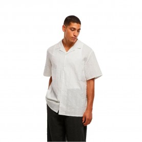 Риза с къс ръкав Urban classics Resort short sleeve shirt - White (White) риза,с,къс,ръкав,дамски,ризи,мъжки,ризи,urban,classics,resort,short,sleeve,shirt,white,(white)