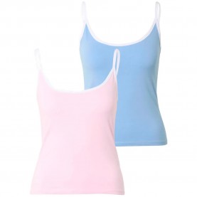 Потник Urban classics TB7485A Sleeveless Top 2 units - Blue / Pink (Powder Blue / White / Blushed Rose / White) потник,дамски,топове,urban,classics,tb7485a,sleeveless,top,2,units,blue,pink,(powder,blue,white,blushed,rose,white)