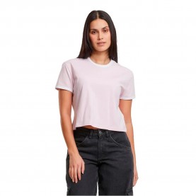 Фланелка с къс ръкав Urban classics TB7492 short sleeve top - Pink (Blushed Rose / White) фланелка,с,къс,ръкав,дамски,топове,urban,classics,tb7492,short,sleeve,top,pink,(blushed,rose,white)