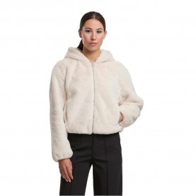 Блуза Urban classics TB7934 full zip sweatshirt - Beige (White Sand) блуза,дамски,блузи,urban,classics,tb7934,full,zip,sweatshirt,beige,(white,sand)