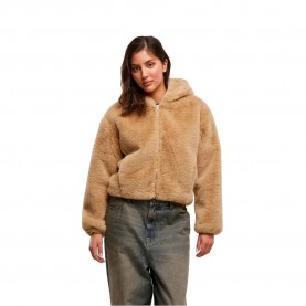 Блуза Urban classics TB7934 full zip sweatshirt - Brown (Wet Sand) блуза,дамски,блузи,urban,classics,tb7934,full,zip,sweatshirt,brown,(wet,sand)