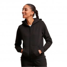 Блуза Urban classics TB8005 full zip sweatshirt - Black (Black) блуза,дамски,блузи,urban,classics,tb8005,full,zip,sweatshirt,black,(black)