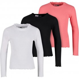 Тениска Urban classics UCK3996B long sleeve T-shirt 3 units - Multicolor (White / Black / Pale Pink) тениска,мъжки,тениски,дамски,тениски,urban,classics,uck3996b,long,sleeve,t,shirt,3,units,multicolor,(white,black,pale,pink)