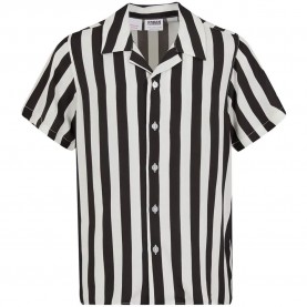 Риза с къс ръкав Urban classics UCK4150 short sleeve shirt - White / Black (Black / Off White) риза,с,къс,ръкав,дамски,ризи,мъжки,ризи,urban,classics,uck4150,short,sleeve,shirt,white,black,(black,off,white)