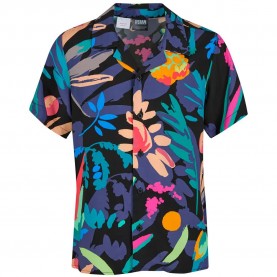 риза,с,къс,ръкав,дамски,ризи,мъжки,ризи,urban,classics,uck4150,short,sleeve,shirt,multicolor,(black,fruity)