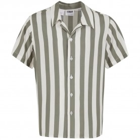 Риза с къс ръкав Urban classics UCK4150 short sleeve shirt - Green (Pale Olive / Off White) риза,с,къс,ръкав,дамски,ризи,мъжки,ризи,urban,classics,uck4150,short,sleeve,shirt,green,(pale,olive,off,white)