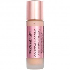 Makeup revolution Conceal & Define Full Coverage NºF5 23ml foundation - Beige ексфолианти,makeup,revolution,conceal,&,define,full,coverage,nºf5,23ml,foundation,beige