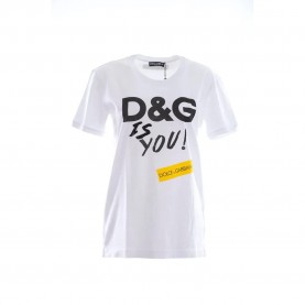 Тениска Dolce & gabbana 738381 short sleeve T-shirt - White (White) тениска,мъжки,тениски,дамски,тениски,dolce,&,gabbana,738381,short,sleeve,t,shirt,white,(white)
