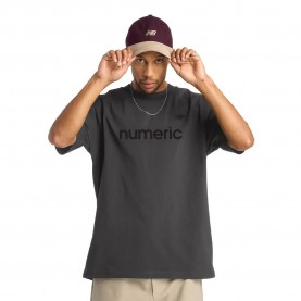 Тениска New balance Numeric Cotton short sleeve T-shirt - Black (Donotuse ABR) тениска,мъжки,тениски,дамски,тениски,new,balance,numeric,cotton,short,sleeve,t,shirt,black,(donotuse,abr)