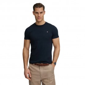 Тениска Superdry Essential SDCO Logo short sleeve T-shirt - Blue (Eclipse Navy / Chalk) тениска,мъжки,тениски,дамски,тениски,superdry,essential,sdco,logo,short,sleeve,t,shirt,blue,(eclipse,navy,chalk)