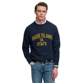 Блуза Superdry Merchant Vintage Applique sweatshirt - Blue (Lauren Navy) блуза,мъжки,пуловери,superdry,merchant,vintage,applique,sweatshirt,blue,(lauren,navy)