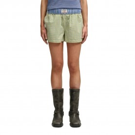 Къси панталони Superdry Mini Check Cotton shorts - Green (Hampton Yellow Check) къси,панталони,мъжки,панталони,дамски,панталони,superdry,mini,check,cotton,shorts,green,(hampton,yellow,check)