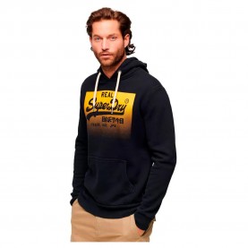 Суичър Superdry Vintage Box Gradient hoodie - Black (Black) суичър,мъжки,пуловери,superdry,vintage,box,gradient,hoodie,black,(black)