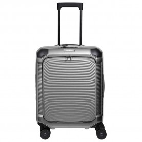 куфари,travelite,millennium,4w,s,front,pocket,trolley,bag,silver,(silver)