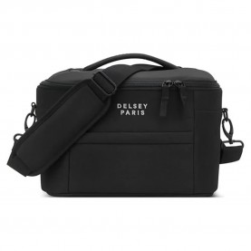 Несесер Delsey Brochant 3 Beauty Case wash bag - Black (Jet Black) несесер,тоалетни,принадлежности,delsey,brochant,3,beauty,case,wash,bag,black,(jet,black)