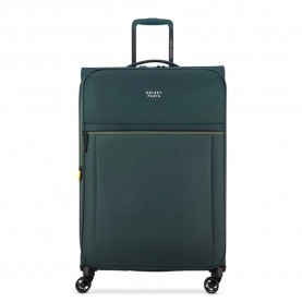 куфари,delsey,brochant,3,expandable,78cm,105l,trolley,bag,green,(pine,green)