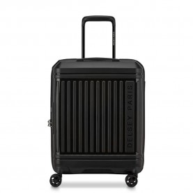 куфари,delsey,lutece,se,slim,expandable,55cm,34l,trolley,bag,black,(black)