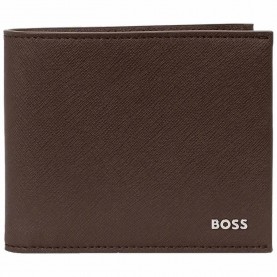 BOSS Northon Trifold 10280116 wallet - Brown (Dark Brown) портфейли,и,портмонета,boss,northon,trifold,10280116,wallet,brown,(dark,brown)