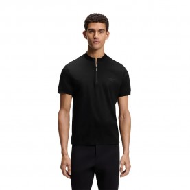 BOSS Spirit70 QZ GREEN short sleeve polo - Black (Black) дамски,блузи,с,яка,мъжки,блузи,с,яка,boss,spirit70,qz,green,short,sleeve,polo,black,(black)