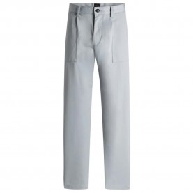 Панталони тип чино BOSS Straight PL1 10281631 chino pants - Grey (Open Grey) панталони,тип,чино,мъжки,панталони,дамски,панталони,boss,straight,pl1,10281631,chino,pants,grey,(open,grey)