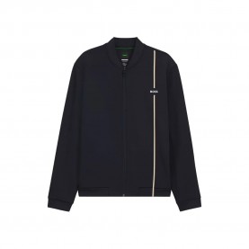 Блуза BOSS Toc 10276871 full zip sweatshirt - Blue (Dark Blue) блуза,мъжки,пуловери,boss,toc,10276871,full,zip,sweatshirt,blue,(dark,blue)