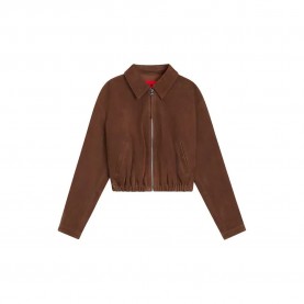 Яке HUGO Liph 10280912 jacket - Brown (Open Miscellaneous) яке,мъжки,якета,дамски,якета,и,палта,hugo,liph,10280912,jacket,brown,(open,miscellaneous)