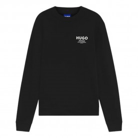 Блуза HUGO Nespon 10283345 BLUE sweatshirt - Black (Black) блуза,мъжки,пуловери,hugo,nespon,10283345,blue,sweatshirt,black,(black)
