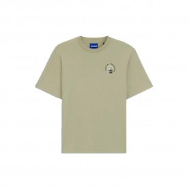 Тениска HUGO Nurobos 10258299 BLUE short sleeve T-shirt - Beige (Beige Overflow) тениска,мъжки,тениски,дамски,тениски,hugo,nurobos,10258299,blue,short,sleeve,t,shirt,beige,(beige,overflow)