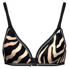 HUGO Unique 10273201 Triangle RED bra - Beige / Brown (Open Miscellaneous) дамско,бельо,дамски,бикини,и,танкини,hugo,unique,10273201,triangle,red,bra,beige,brown,(open,miscellaneous)