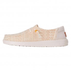 Обувки Hey dude HD43112 shoes - Beige (White / Gold) обувки,дамски,обувки,hey,dude,hd43112,shoes,beige,(white,gold)