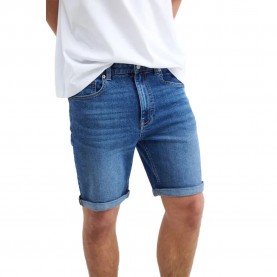 къси,панталони,мъжки,панталони,дамски,панталони,balmohk,juan,slim,fit,denim,shorts,blue,(medium,blue,denim)