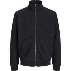 Блуза Jack & jones Bradley full zip sweatshirt - Black (Black) блуза,мъжки,пуловери,jack,&,jones,bradley,full,zip,sweatshirt,black,(black)