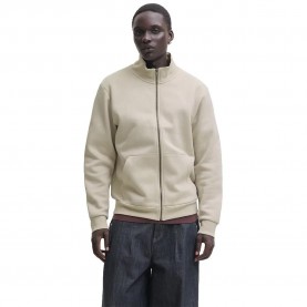 Блуза Jack & jones Bradley full zip sweatshirt - Beige (Moonbeam) блуза,мъжки,пуловери,jack,&,jones,bradley,full,zip,sweatshirt,beige,(moonbeam)