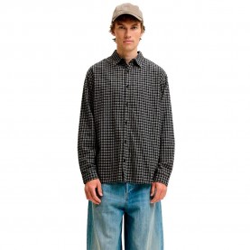 Риза с дълъг ръкав Jack & jones Carter long sleeve shirt - Black (Black) риза,с,дълъг,ръкав,дамски,ризи,мъжки,ризи,jack,&,jones,carter,long,sleeve,shirt,black,(black)