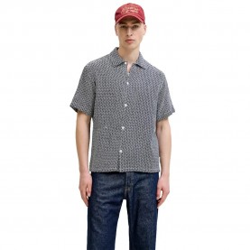 Риза с къс ръкав Jack & jones Cassis Dobby Resort short sleeve shirt - Grey (Sky Captain) риза,с,къс,ръкав,дамски,ризи,мъжки,ризи,jack,&,jones,cassis,dobby,resort,short,sleeve,shirt,grey,(sky,captain)