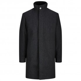 Палто Jack & jones Keith coat - Grey (Dark Grey Melange / Herringbone) палто,мъжки,якета,jack,&,jones,keith,coat,grey,(dark,grey,melange,herringbone)