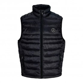 Елек Jack & jones Kingsley vest - Black (Black) елек,мъжки,жилетки,jack,&,jones,kingsley,vest,black,(black)