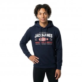 Сако Jack & jones Logo hoodie - Blue (Navy Blazer) сако,мъжки,пуловери,jack,&,jones,logo,hoodie,blue,(navy,blazer)
